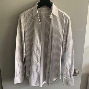 Men’s Size (L) Made In Italy Loro Piana Button up Shirt